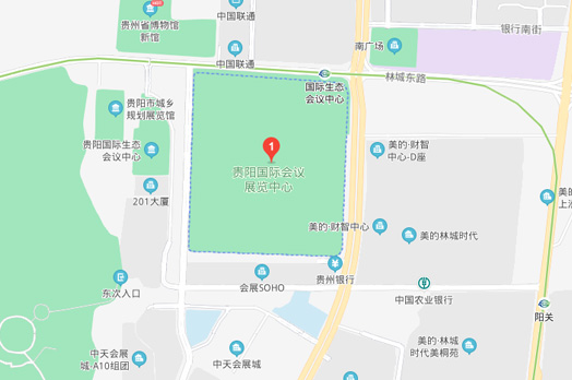贵阳家博会展馆国际会议展览中心地图